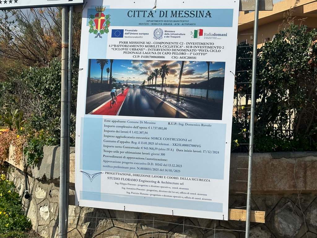 pista laguna Capo Peloro