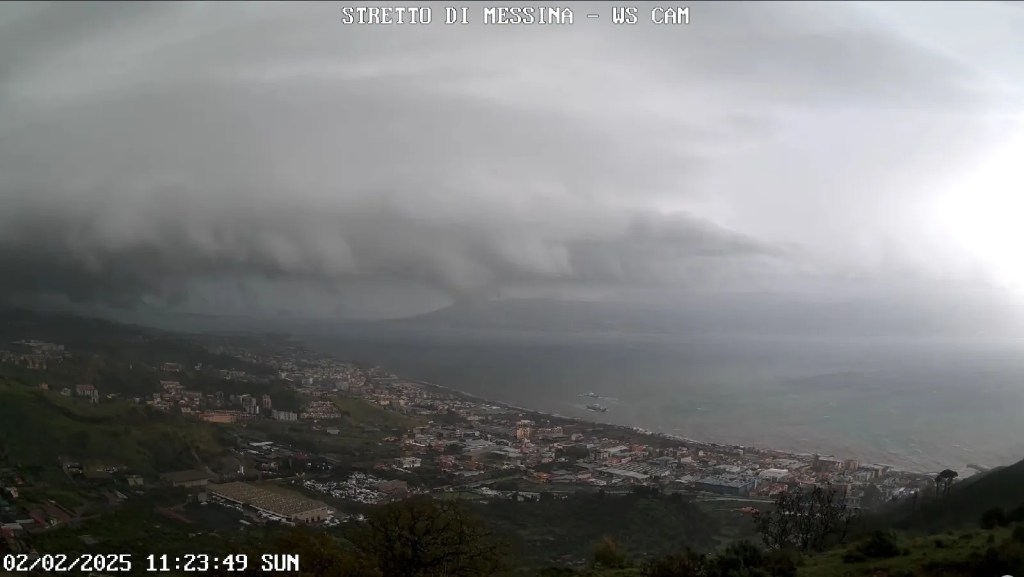 supercella nello Stretto