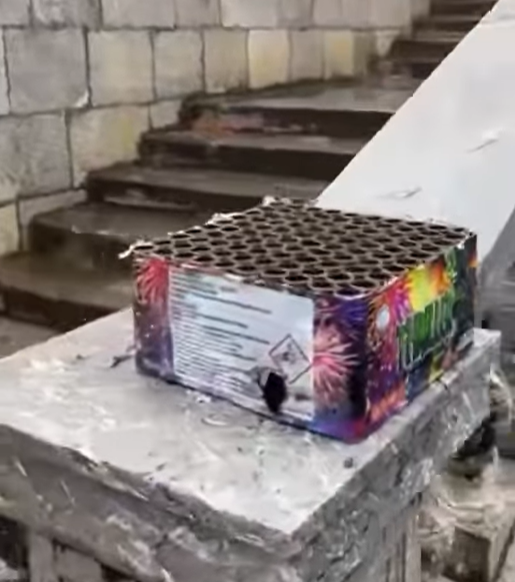 Fuochi d'artificio a Cristo Re