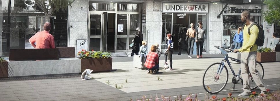 rendering riqualificazione viale san martino