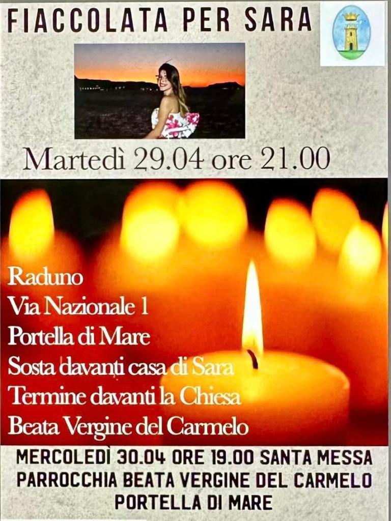 Fiaccolata per Sara Campanella