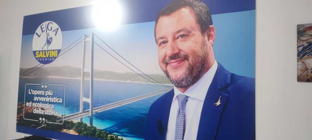 Foto Salvini e ponte
