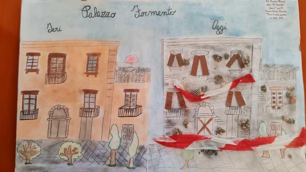 Palazzo Formento secondo gli alunni della scuola Beata Eustochia