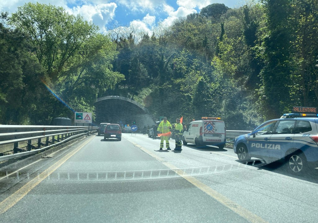 incendio galleria telegrafo