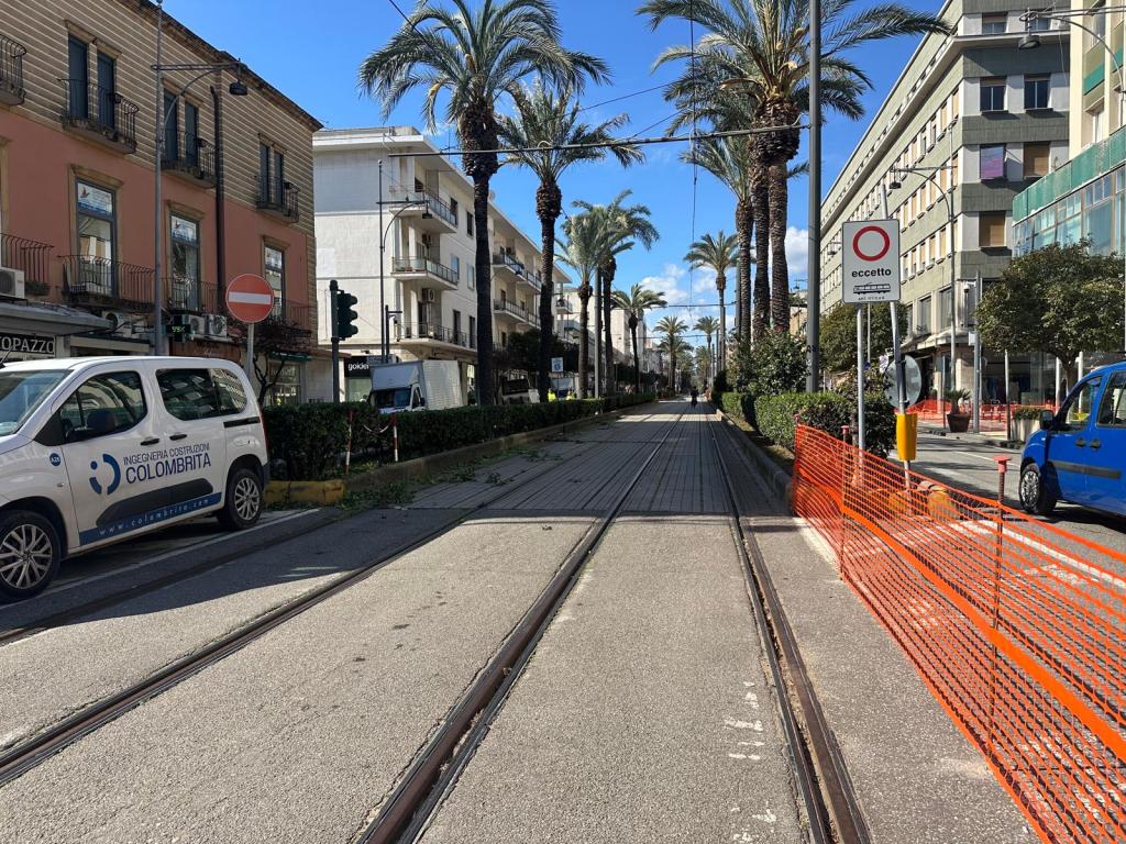 lavori isola pedonale viale san martino