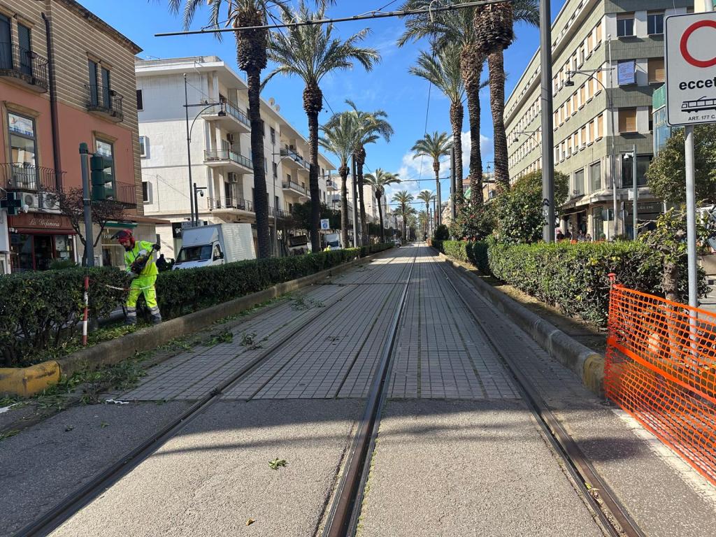 lavori isola pedonale viale san martino