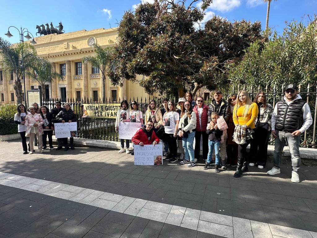 detenuto messinese morto in carcere sit in