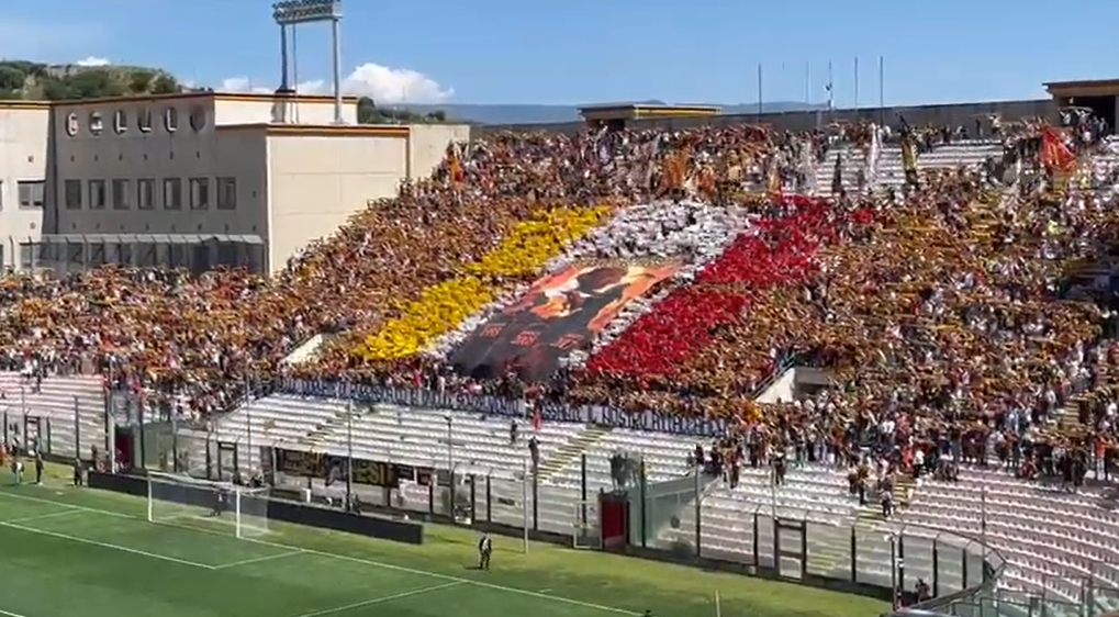 Coreografia Messina Foggia