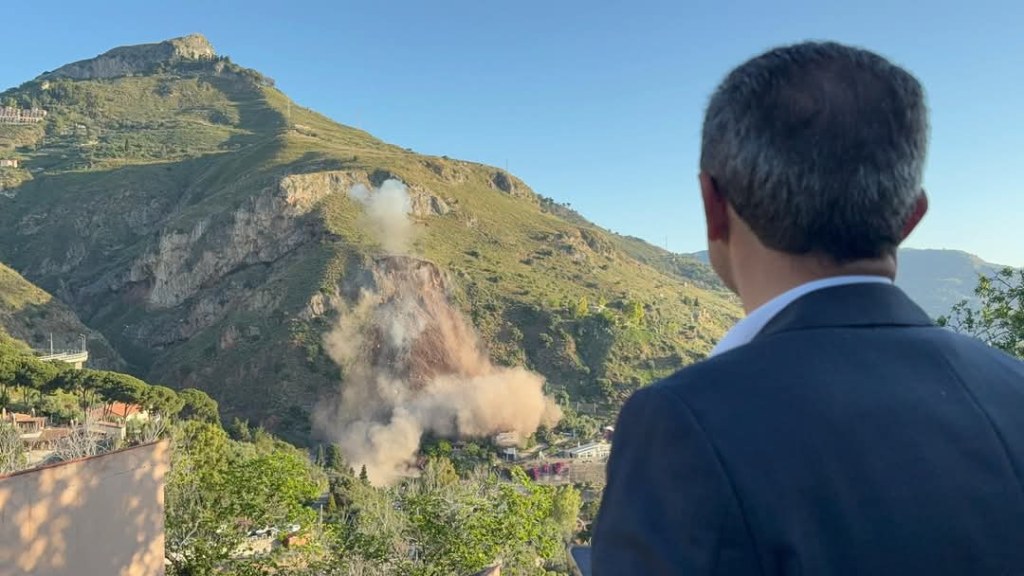 Costone e Cateno De Luca a Taormina