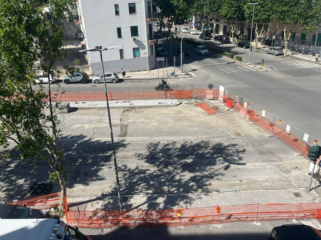 Lavori sul viale Giostra 