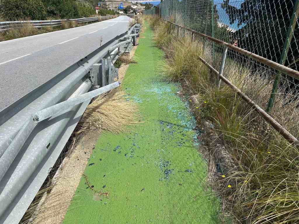 percorso pedonale verde panoramica