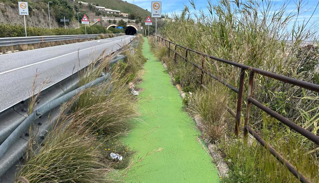 percorso pedonale verde panoramica