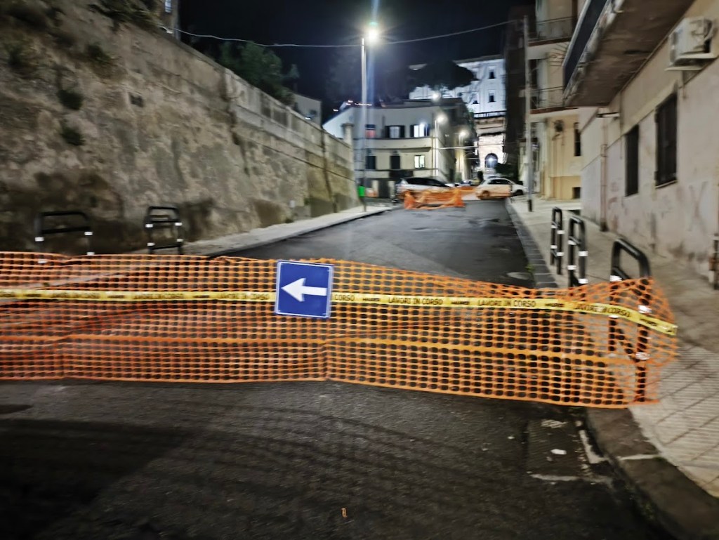 cedimento stradale via delle carceri