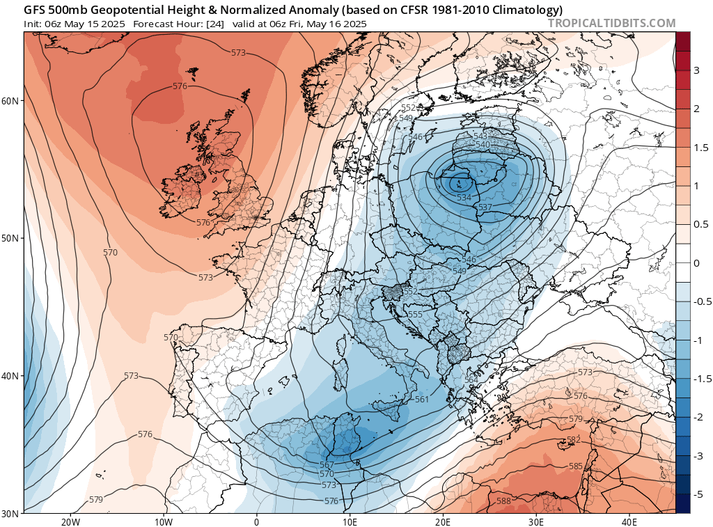 anomalie geopotenziali