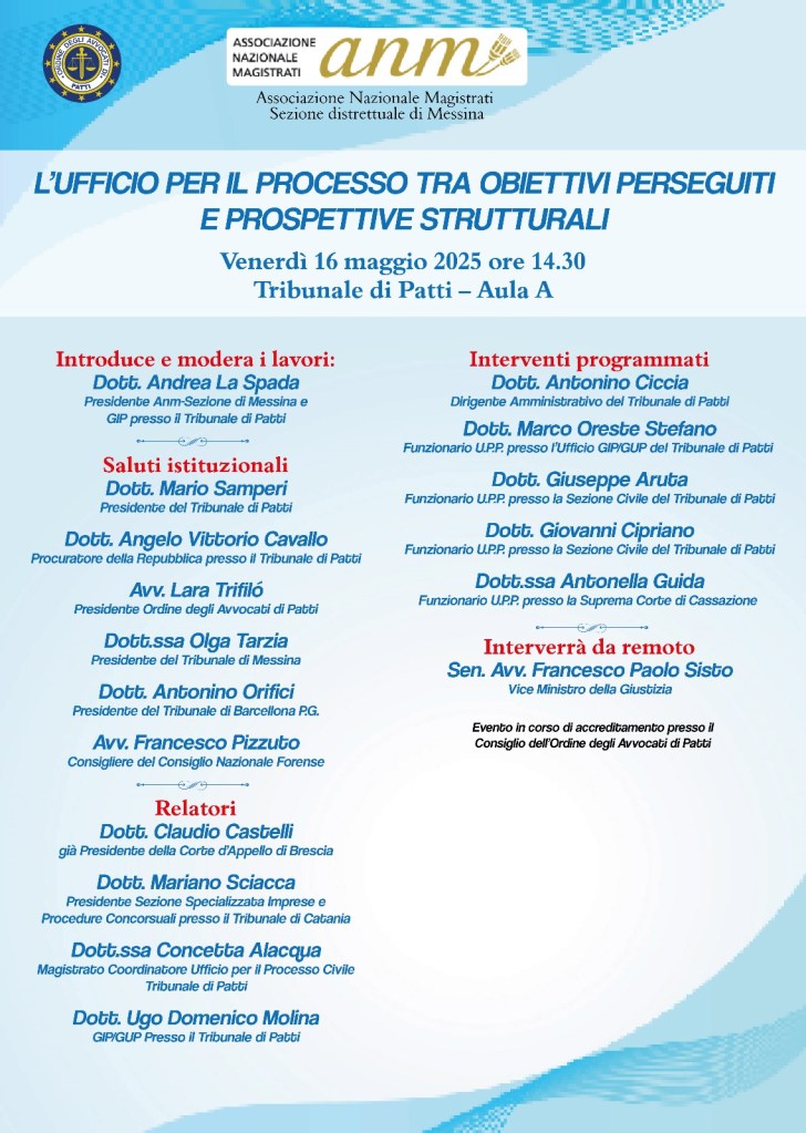 locandina convegno anm patti