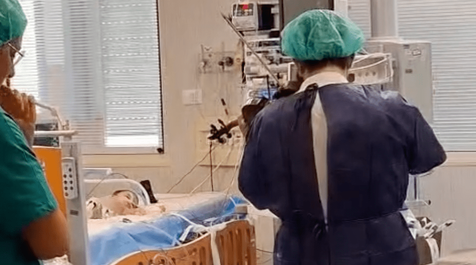 violinista suona per la figlia al CCPM