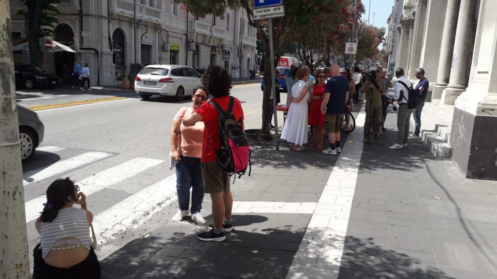 Sit-in per l'acqua pubblica