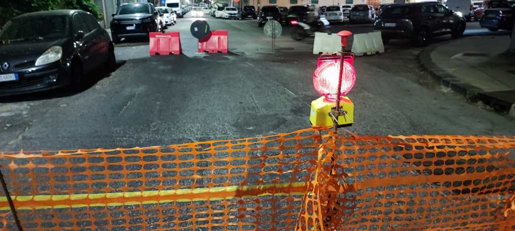 Chiusura via Santa Marta