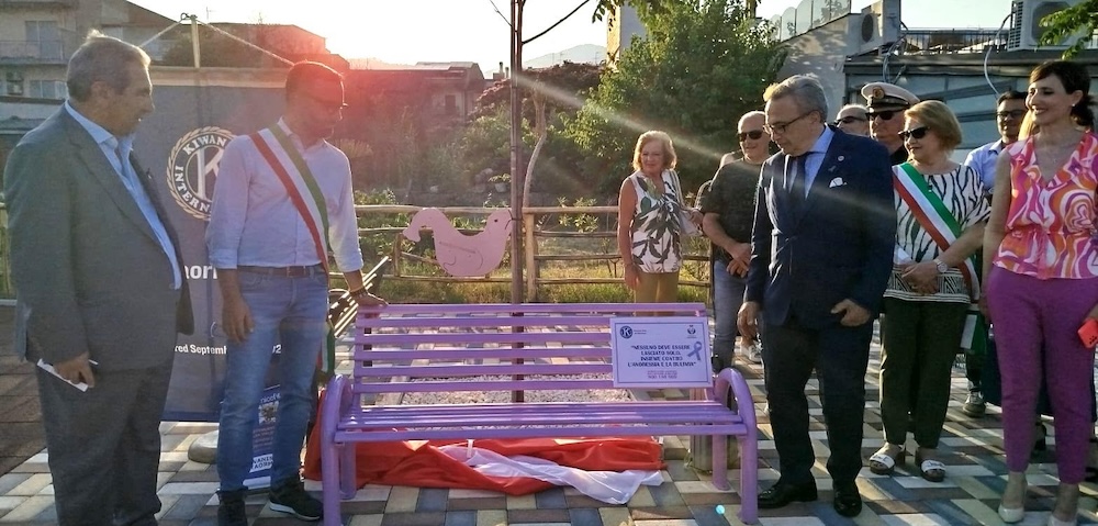 panchina lilla S. Teresa