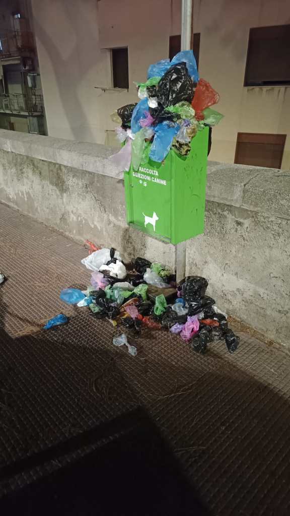 Cassetta deiezioni canine