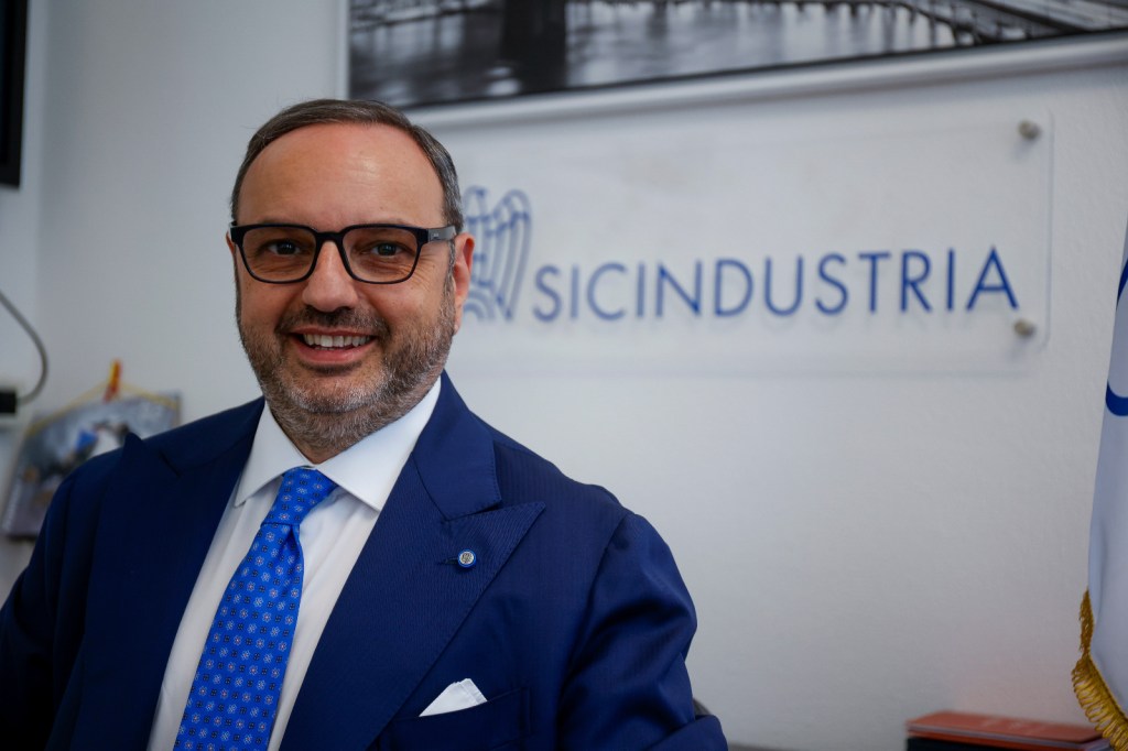 Il presidente di Sicindustria, Luigi Rizzolo