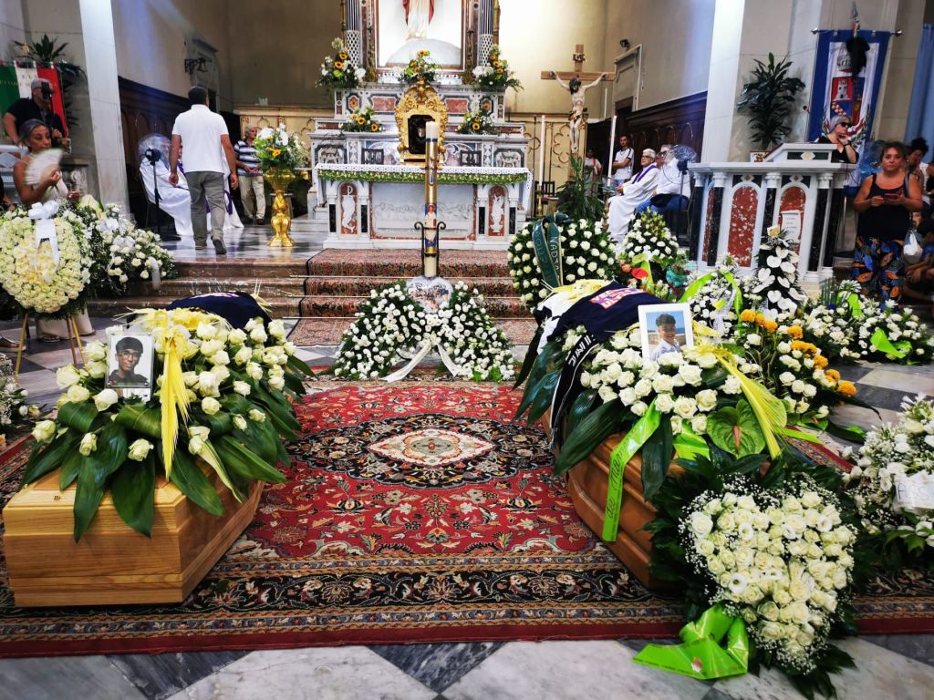 barcellona funerali simone e mattia