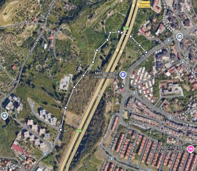 via Cavalieri-via Giangiacomo Ciaccio Montalto