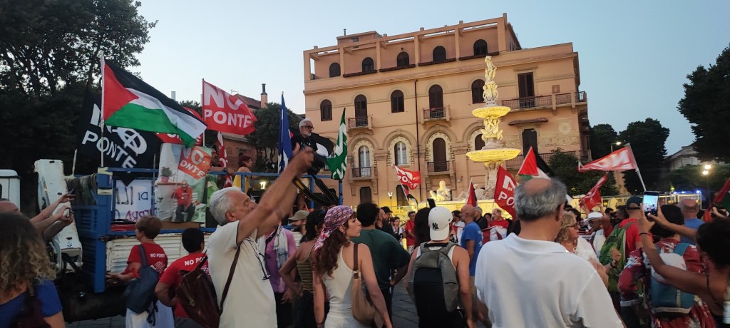 Corteo no ponte 2025