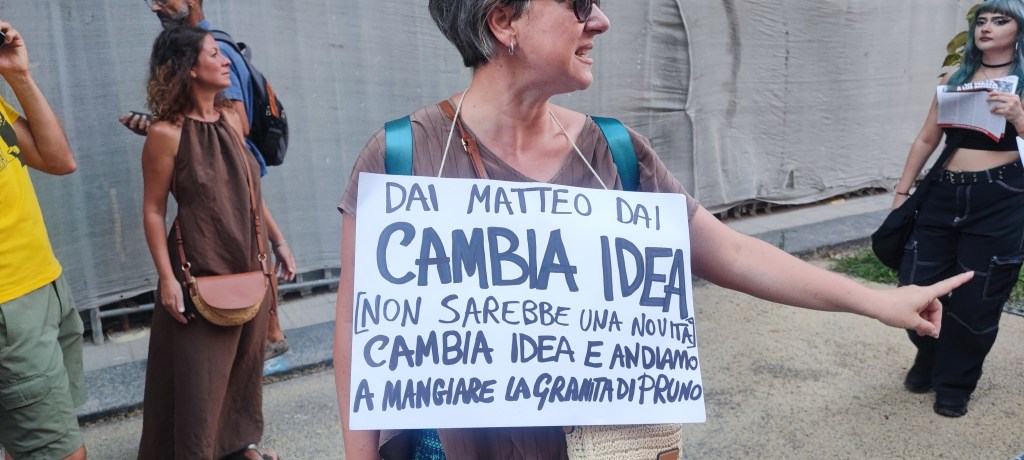 Corteo no ponte 2025