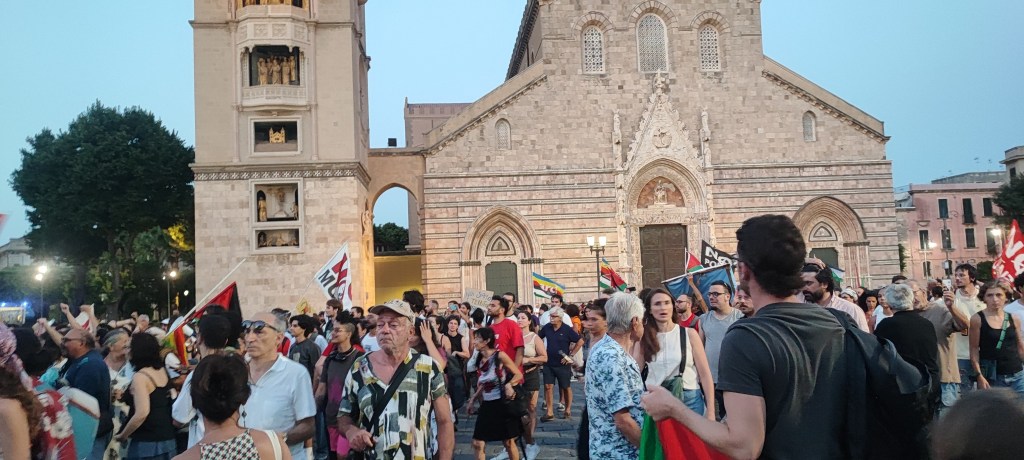 Corteo no ponte 2025