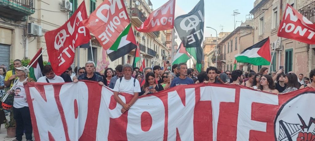 Corteo no ponte 2025