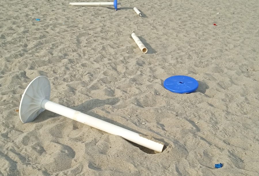 Vandalizzato Punto Blu a Mortelle

