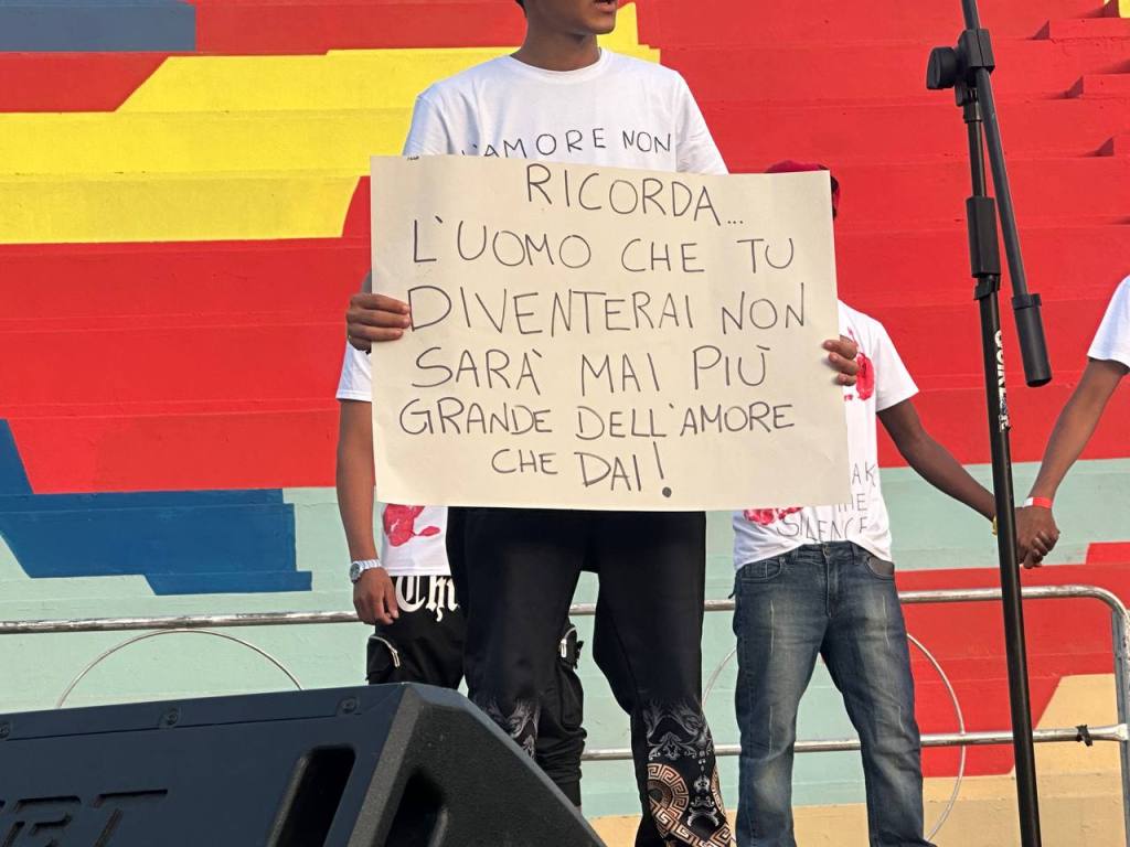 manifestazione Respect Me a Villa Dante