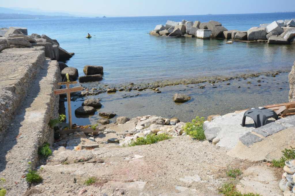 erosione costiera ganzirri