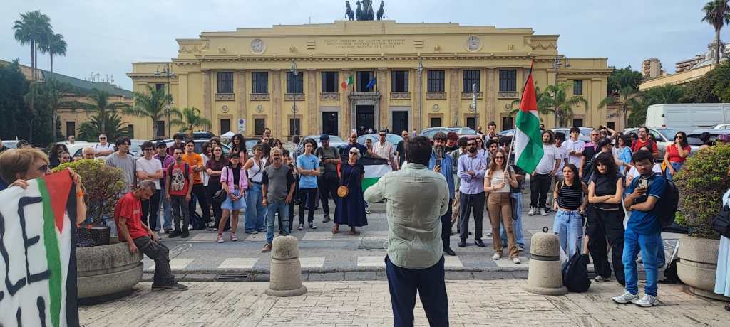 Studenti UniMe e attivisti per la Palestina