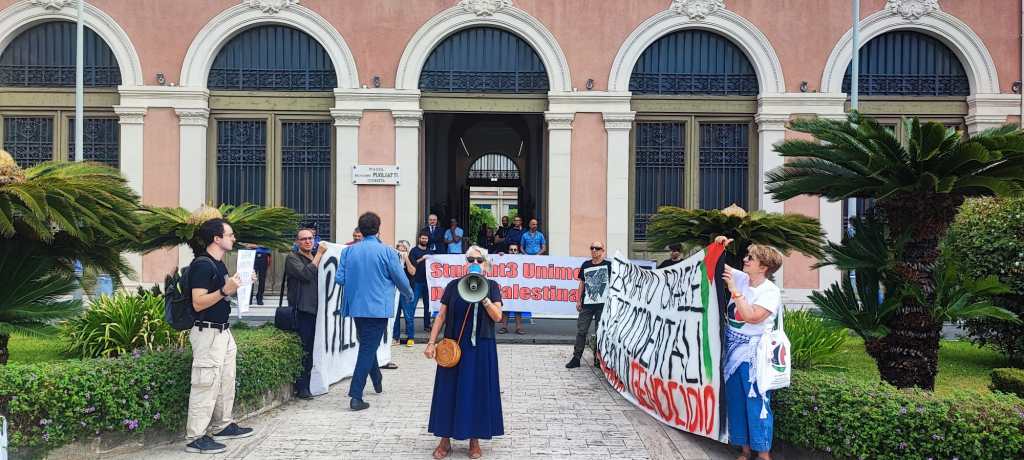 Studenti UniMe e attivisti per la Palestina