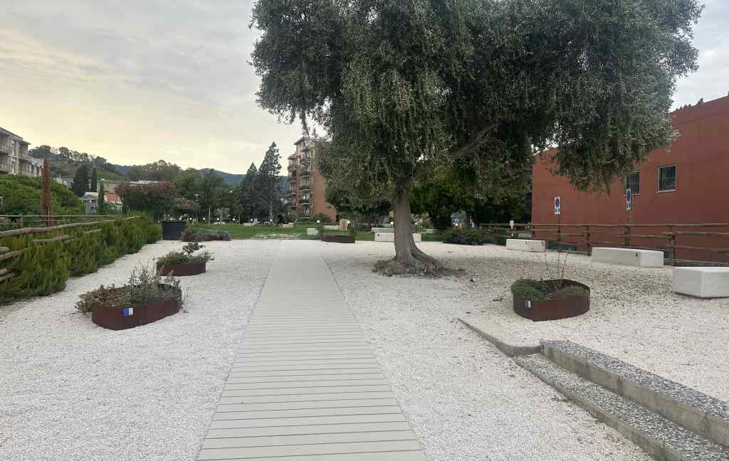 passerella parco Aldo Moro