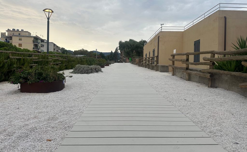 passerella parco Aldo Moro