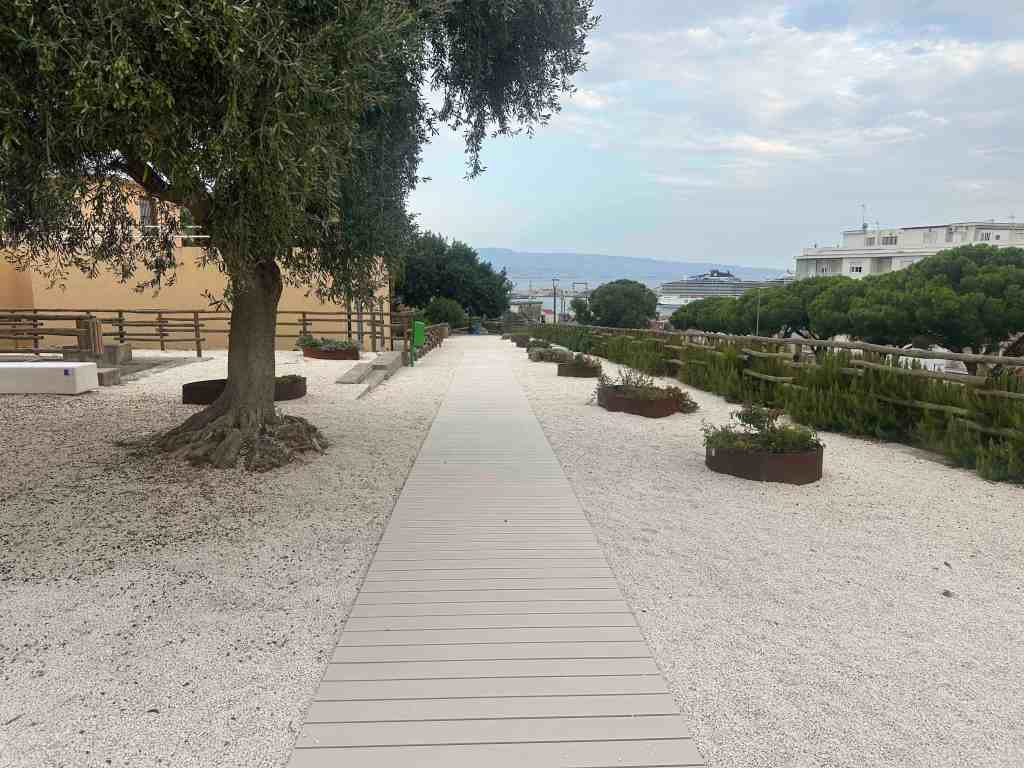 passerella parco Aldo Moro