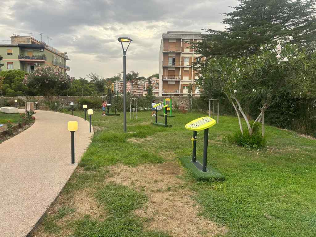 passerella parco Aldo Moro