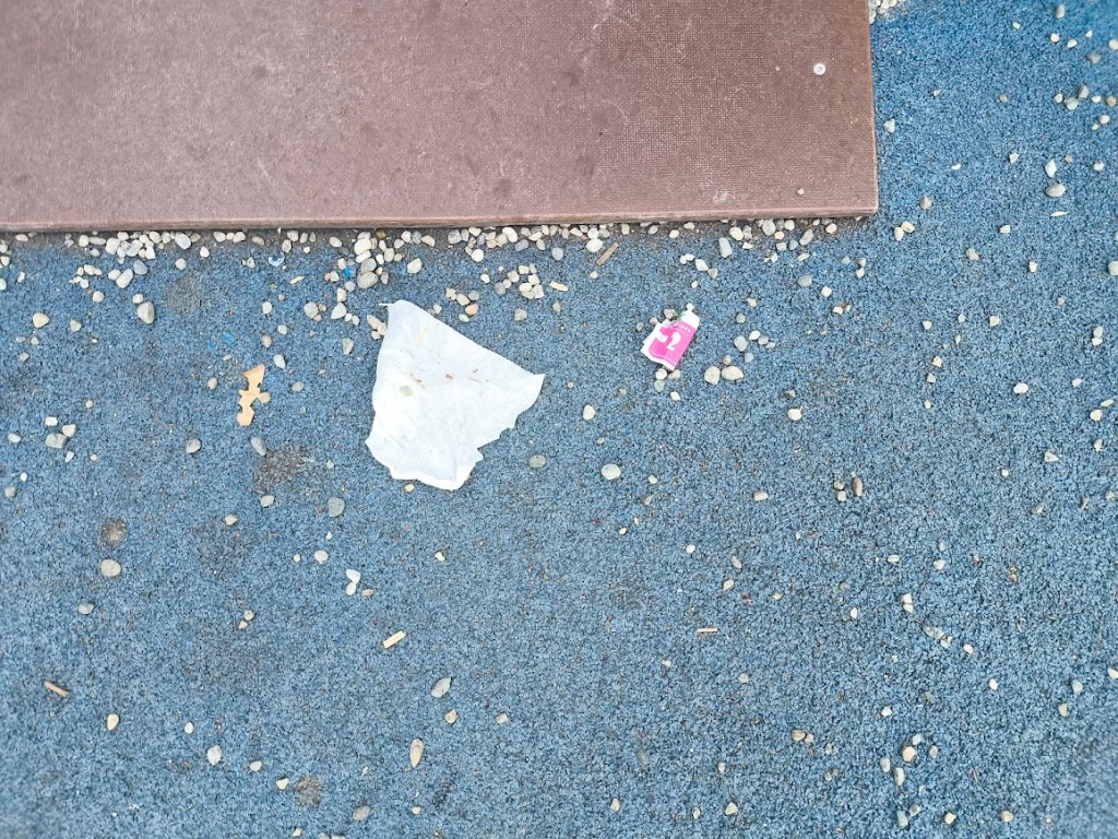 rifiuti area giochi villa dante