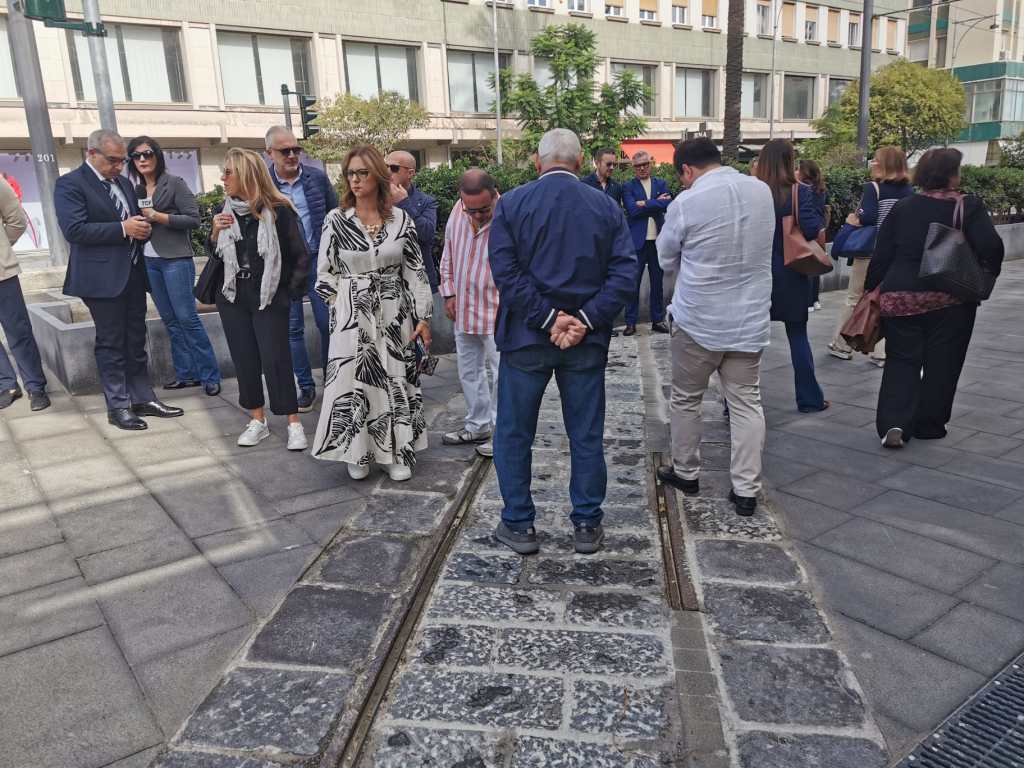 Sopralluogo isola pedonale