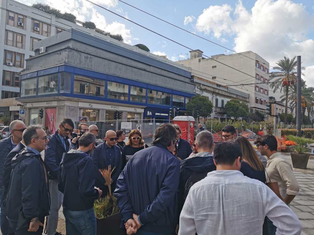 Sopralluogo isola pedonale