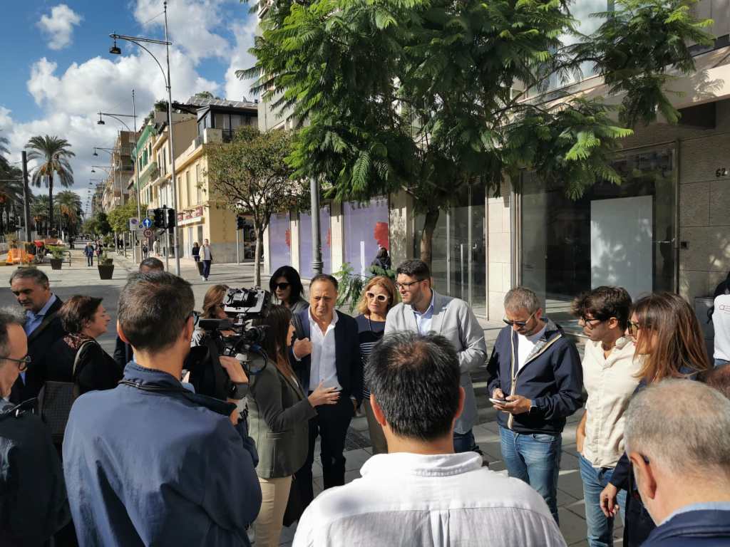 Sopralluogo isola pedonale