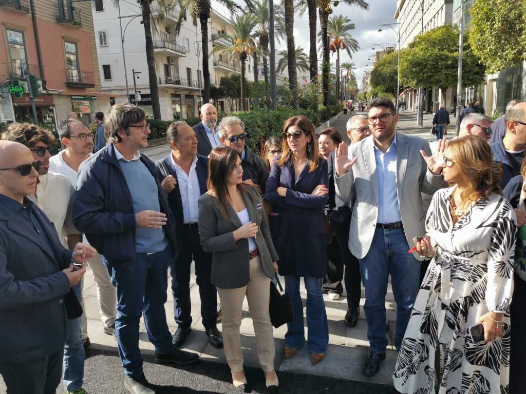 Sopralluogo isola pedonale