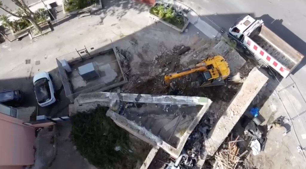 demolizioni Largo Diogene