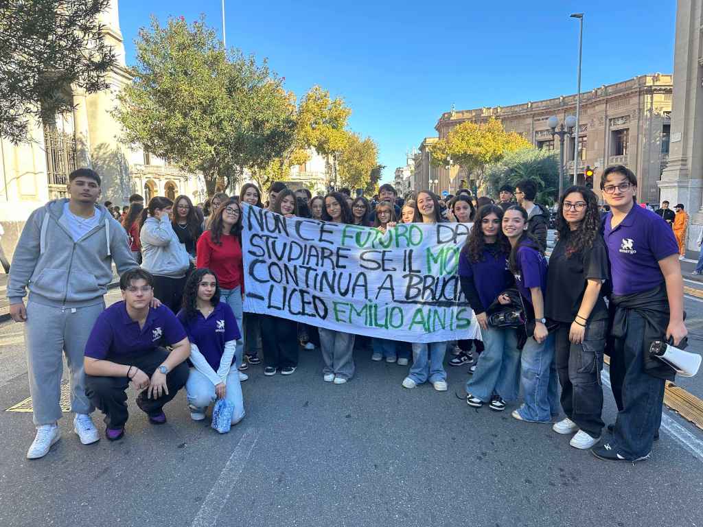 manifestazione studenti messina 