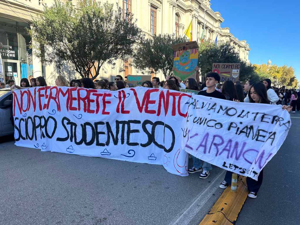 manifestazione studenti messina 