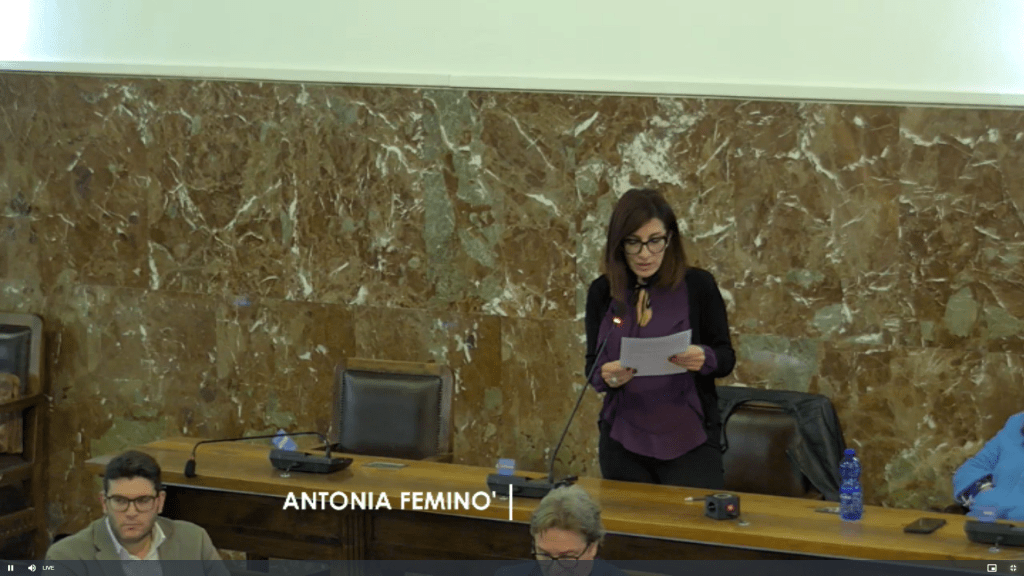 Feminò in Consiglio