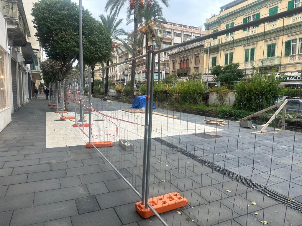 lavori isola pedonale viale san martino